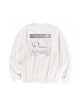 Uniqlo x KAWS White Graphic Crewneck Sweatshirt